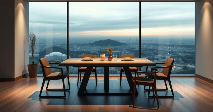 Mesa Plataforma 4 Lugares: A Escolha Ideal para Sua Sala de Jantar Moderna Mesa Plataforma 4 Lugares: A Escolha Ideal para Sua Sala de Jantar Moderna